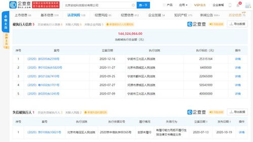 安控科技風波再起 新增執行案件，累計執行金額突破1.44億，軟件開發與技術轉讓業務受關注